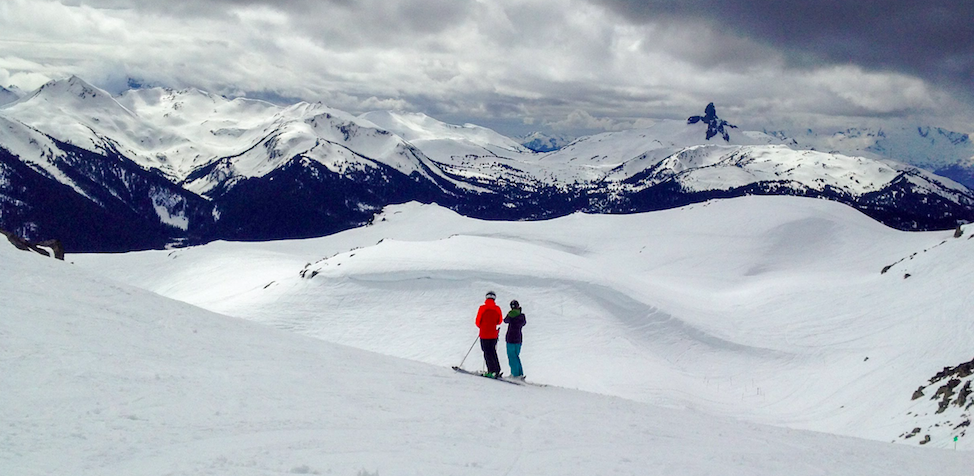 Skiers in Whistler